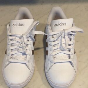 Adidas Grand Court 2.0 White and Gold